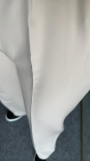 Bej Fogliw Bel Detaylı Pantolon