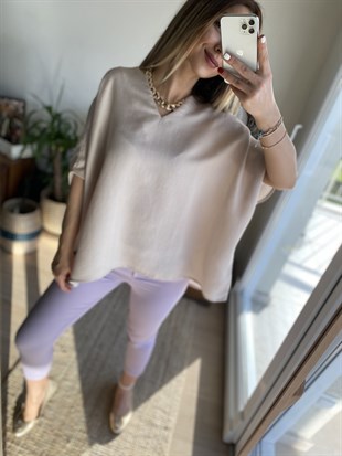 Lila Havuç Pantolon
