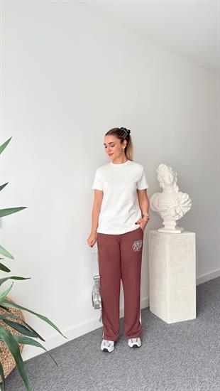 Kahve Neya Nakışlı Modal Takım