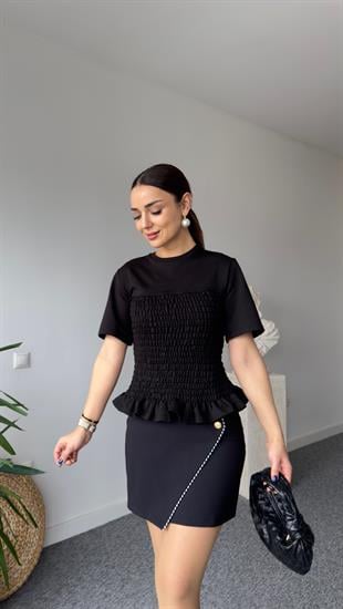 Lingea Gipeli Siyah Tshirt