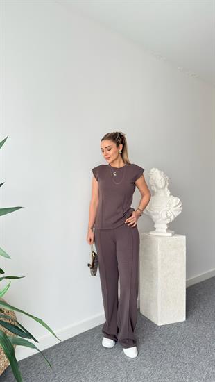 Kahve Rida Vatkalı Modal Takım