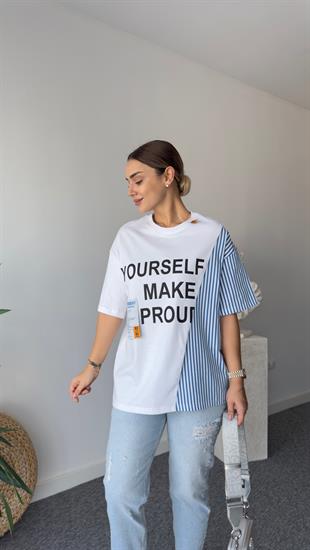 Zivko Yazı Detaylı Garnili Tshirt