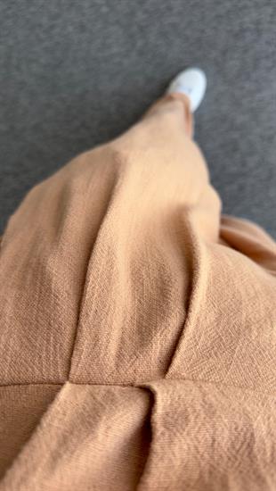 Selvie Açık Kahve Önden Fermuarlı Tulum