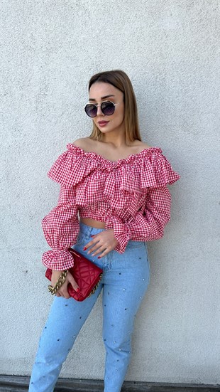 Pötikare Fırfırlı Bluz