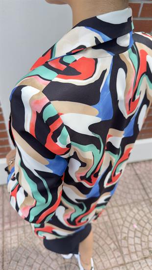 Lissa Çok Renkli Blazer Ceket