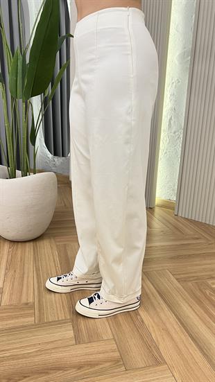 Oasis Ekru Yüksek Bel Likralı Pantolon