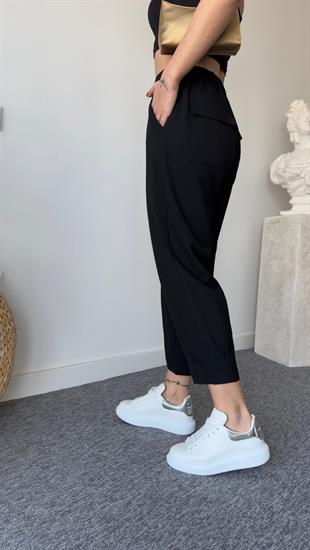 Crey Zra Model Siyah Kumaş Pantolon