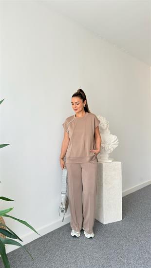 Vizon Waid Taş Detaylı Modal Takım