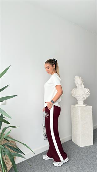 Bordo Neya Nakışlı Modal Takım