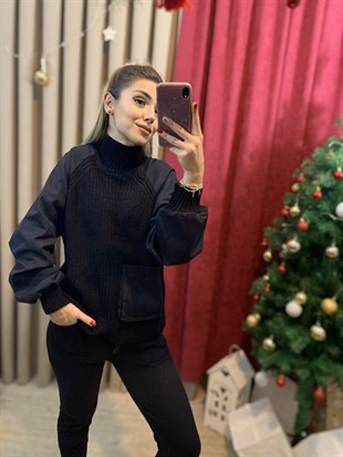 Kolları Keten Tasarım Kazak