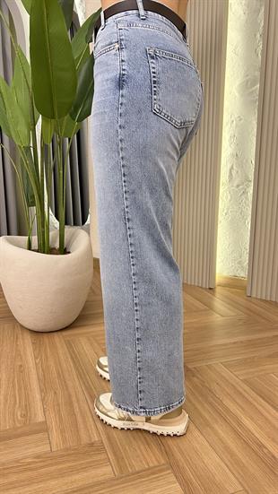 Mavi Gina Kemer Detaylı Wide Leg Jean