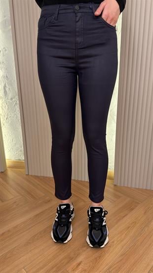 Lacivert Faxe Mumlu Toparlayan Jean