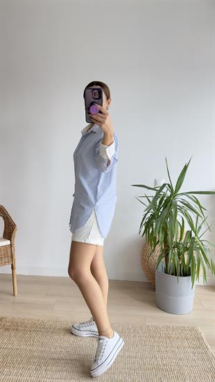 Blun Zra Model Çizgili Gömlek