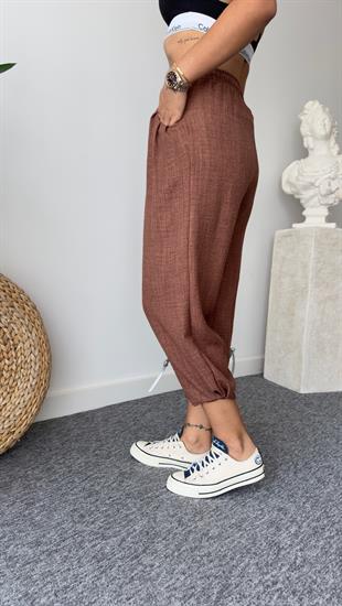 Kahve Şalvar Model Pantolon