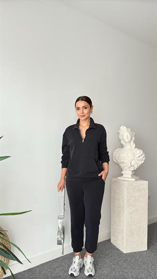 Modal Şardonlu Antrasit Oys Takım