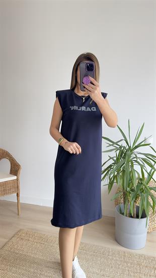 Darlin Vatkalı Basic Elbise 
