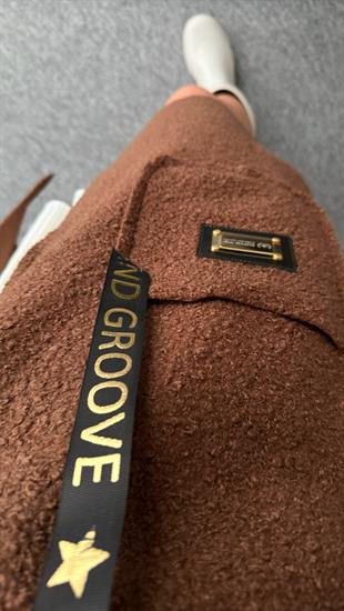 Arma Gold Detaylı Kahve Buklet Kaban