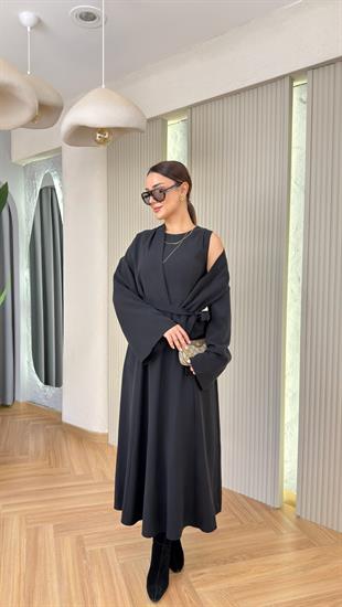 Siyah Lucile Premium Tensel İkili Takım 