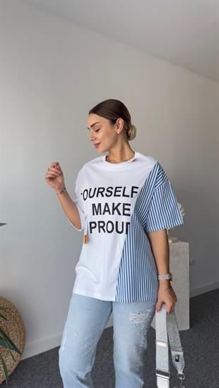 Zivko Yazı Detaylı Garnili Tshirt