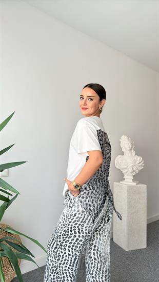 Mildas Sırt Organze Baskılı Tshirt