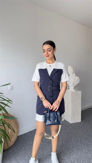 Tws Model Ceket Garnili Elbise 