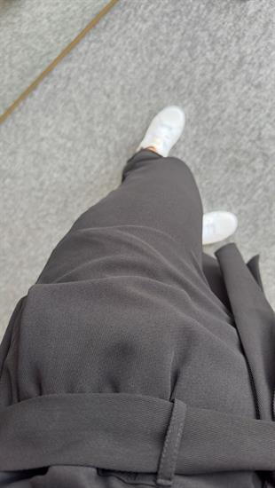 Cumple Kemerli Siyah Tulum