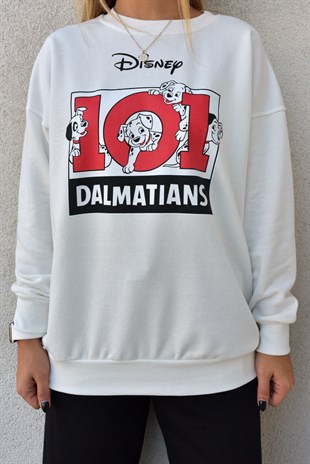 Beyaz Dalmatians Sweatshirt