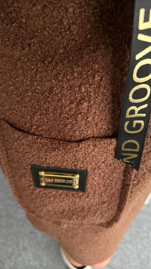 Arma Gold Detaylı Kahve Buklet Kaban