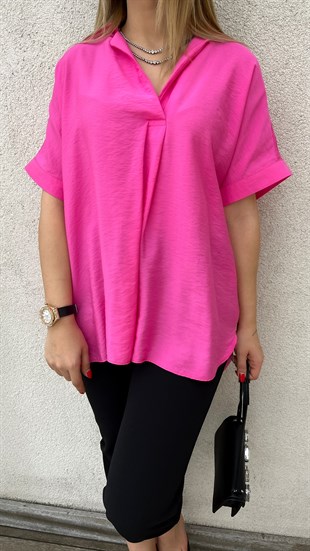 İpekyol Model Fuşya Basic Bluz