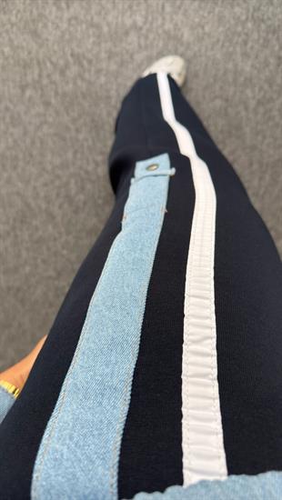 Lacivert Tero Kot Garnili Eşofman Takımı 