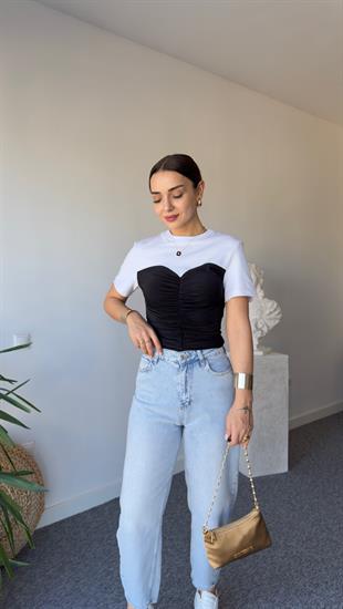 Beny Marka Model Büzgülü Tasarım Bluz
