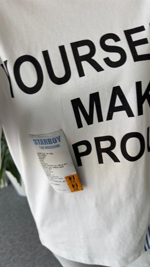 Zivko Yazı Detaylı Garnili Tshirt