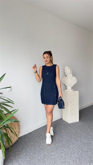 Caldo Zra Model Fermuar Detaylı Jean Elbise