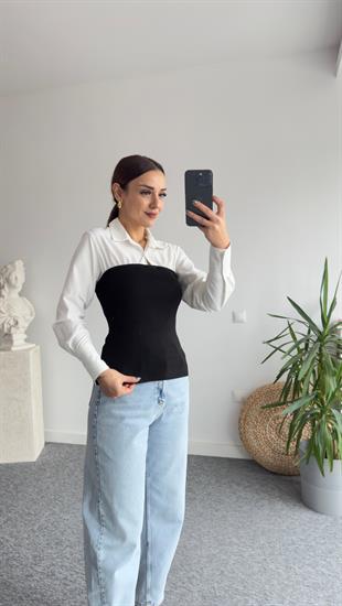 Riz Marka Model Gömlekli Triko