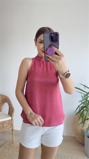 Orj Marka Boyundan Bağlamalı Bluz