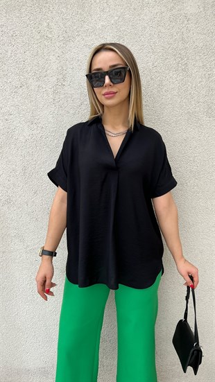 İpekyol Model Siyah Basic Bluz