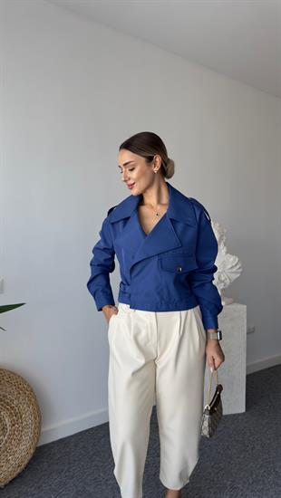 Orj Marka Astarlı Mavi Zra Trenç