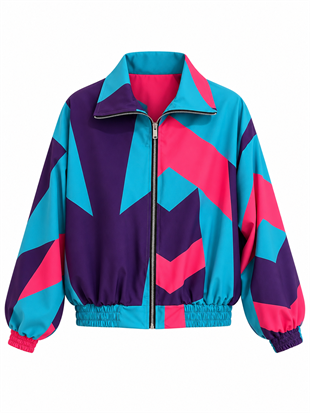 Çok Renkli 80S Vintage Ceket(ÖN SİPARİŞ ÜRÜNÜ)