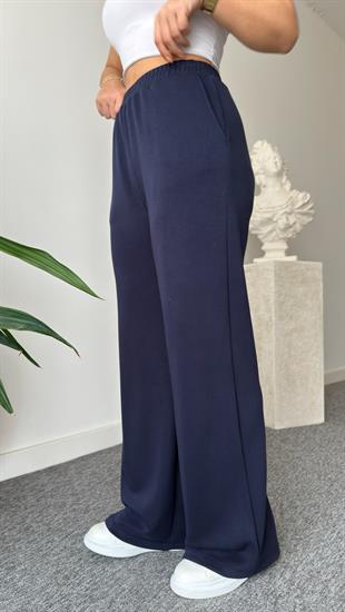 Lacivert Clemer Yarım Fermuar Modal Takım 