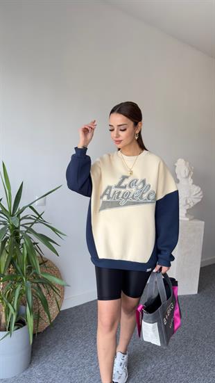 Los Angeles Baskı Sweatshirt