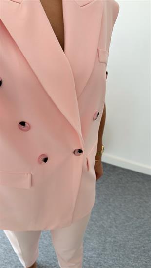 Ena Pembe Yelekli Takım 