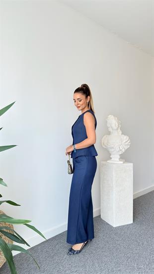 Rella Tensel Yelek Pantolon Takım