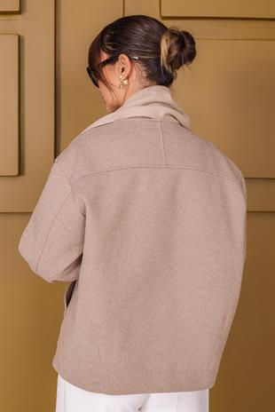Bej Caster Çıkarılabilir Atkılı Tws Model Kaban