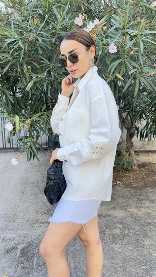 Brodeli Tasarım Gabardin Ceket