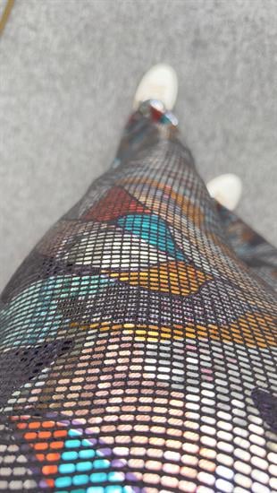 Parıltılı Renk Geçişli Tasarım Pantolon