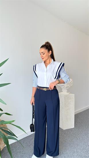 Pref Ribanalı Beyaz Gömlek