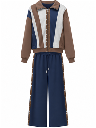 Tws Model Sim Şeritli Garnili Takım