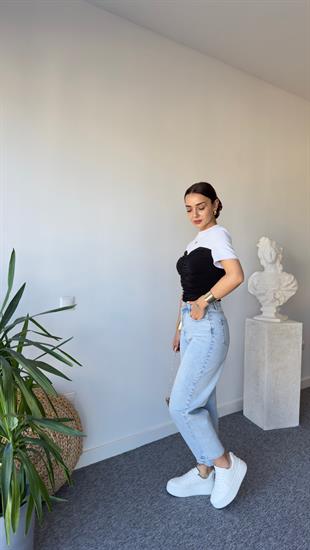 Orj Marka Açık Mavi Balon Jean