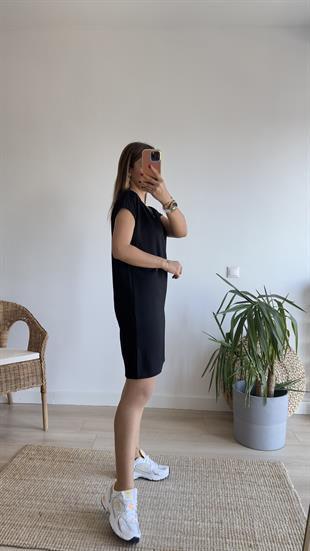 Siyah Massi Modal Basic Elbise 