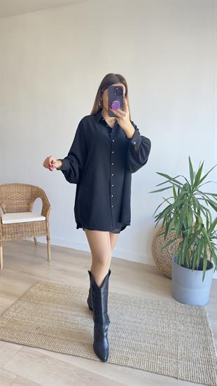 Balon Kol Tunik Elbise 